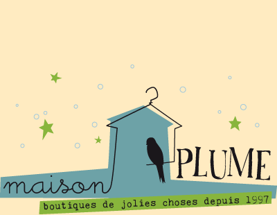 Maison Plume - Cration logotype, charte graphique 